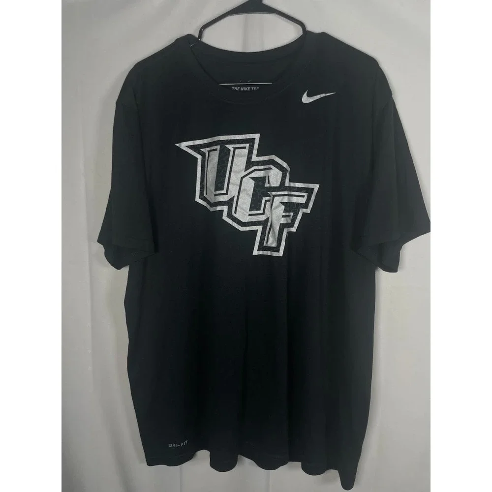 Nike Central Florida Knights Men's Dri Fit Short Sleeve T Shirt Black Size XXL